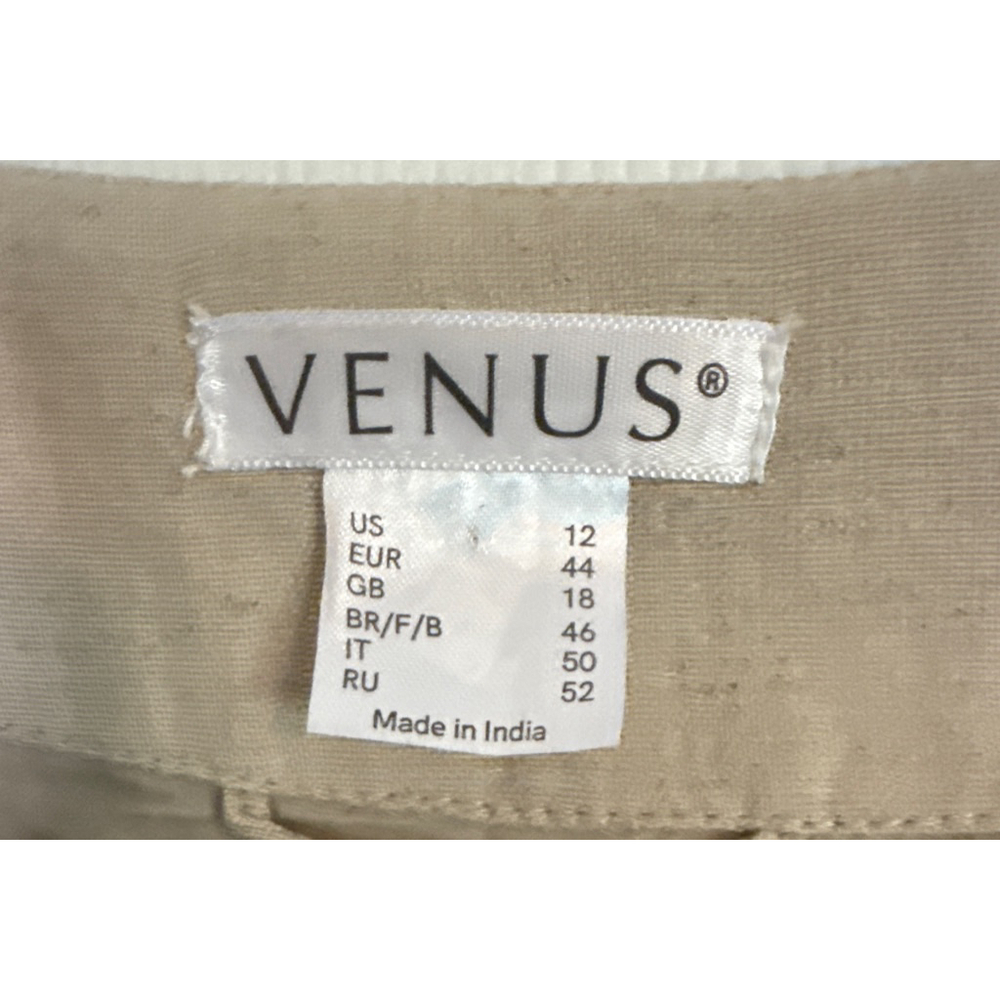 VENUS Beige Silver Sequin Blazer Jacket Size 12 - Picture 3 of 4